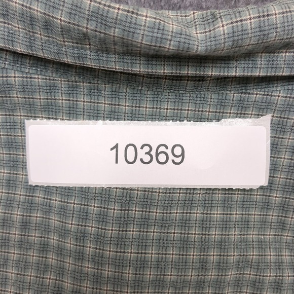 Eddie Bauer Mens Large Plaid‎ Short Sleeve Button Down Shirt 100% Cotton Casual - Picture 8 of 8